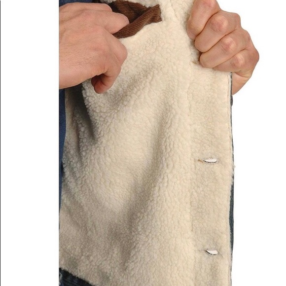 SOLD!! Wrangler Western Sherpa Men’s Jacket. large - Picture 5 of 8